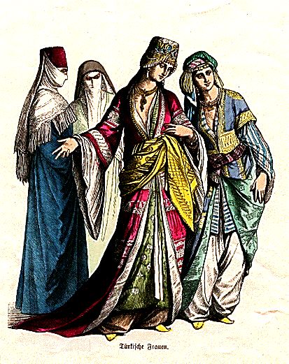 Одежда турецкой женщины. Index